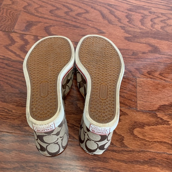 Coach Espadrilles Wedges Shoe Size 8 & Half - Picture 3 of 3